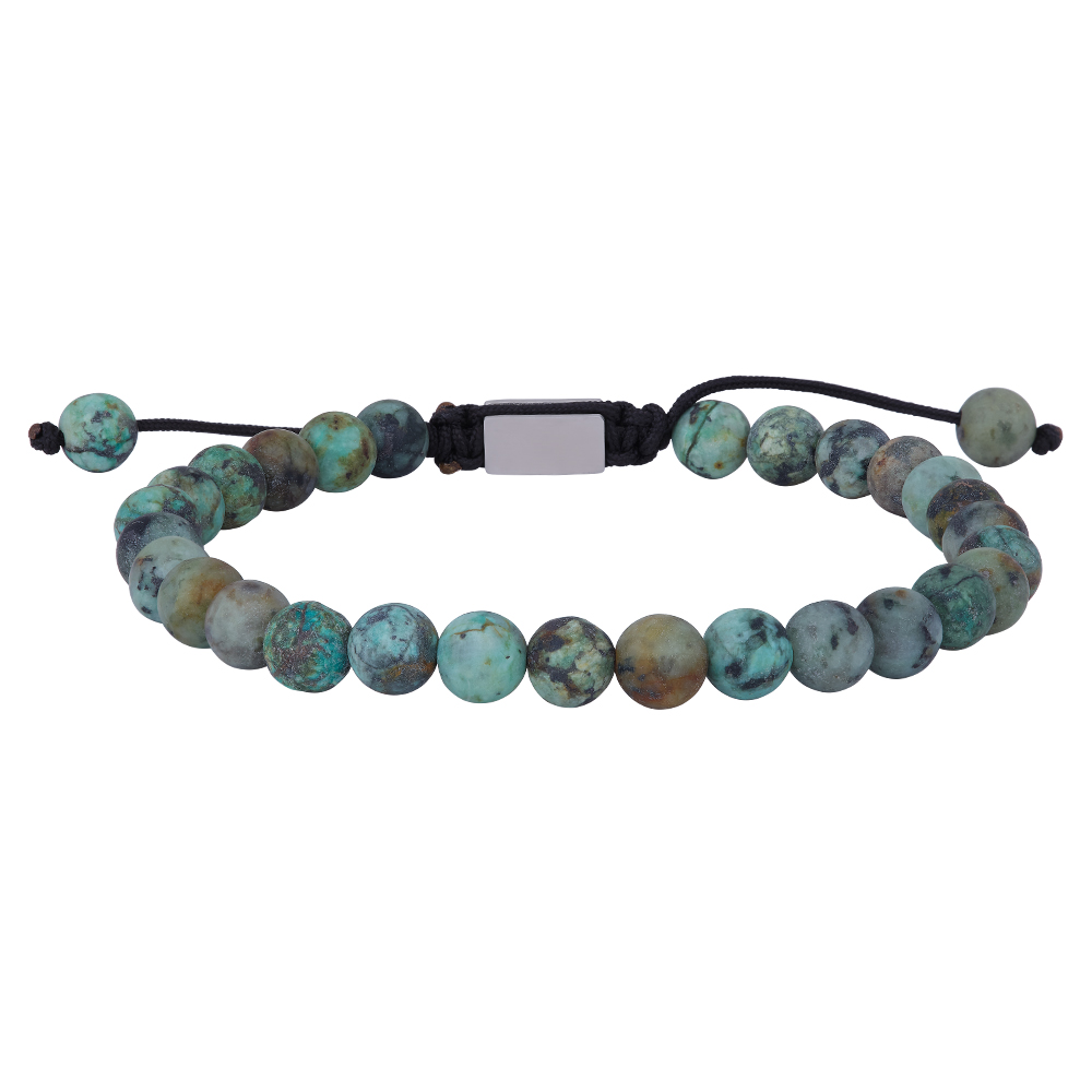 Son Armbånd African Turquoise Matt 19cm 25cm - Son Of Noa Armbånd