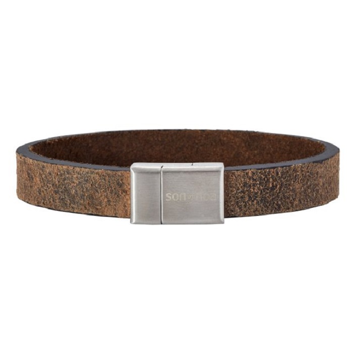 Son Noa Armbånd Læder 897 004 Grey - Son Of Noa Armbånd