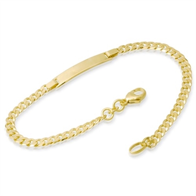 Armbånd Guld Med Diamantgravering - Armbånd