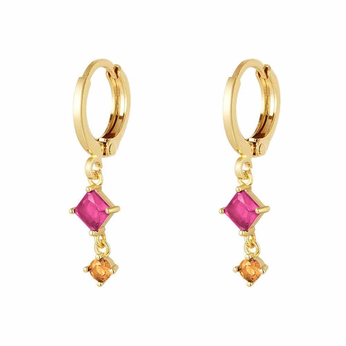 Pink ørering - Øreringe