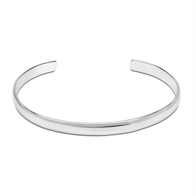 Armring Sølv Mulighed For Gravering - Armbånd