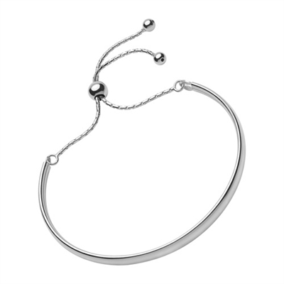 Armring Sølv Med Kugler Mulighed For Gravering - Armbånd