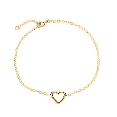 Armbånd Guld Med Hjerte Til - Armbånd
