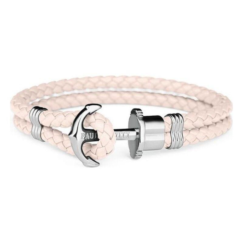Paul Hewitt Unisex Armbånd Læder Sølvfarvet - Paul Hewitt Armbånd  - 4251158715032