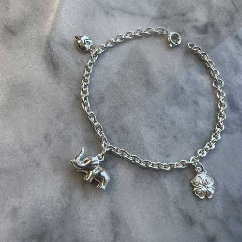 Armbånd Sølv Med Charms - Armbånd