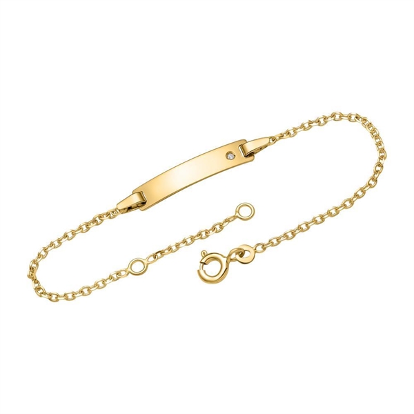 Armbånd Guld Med Diamant Eller - Armbånd