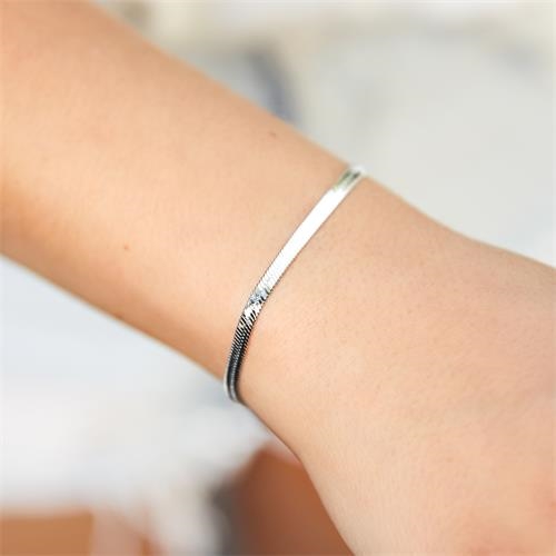 Slangearmbånd Mulighed For Gravering - Armbånd