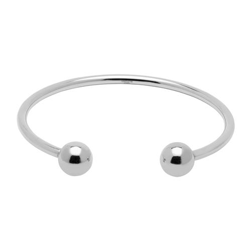 Åben Armring Med Kugler - Armbånd
