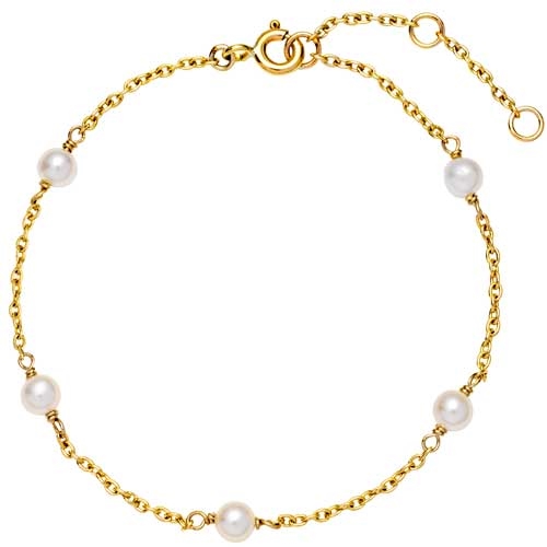Armbånd Guld Med Ferskvandsperler Til - Armbånd