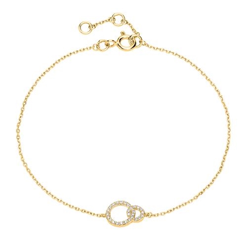 Armbånd Guld Med Ringe Diamanter - Armbånd