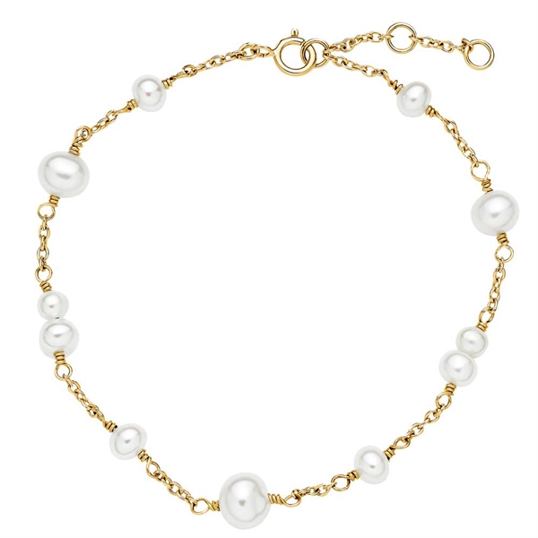Armbånd Guld Med Perler - Armbånd