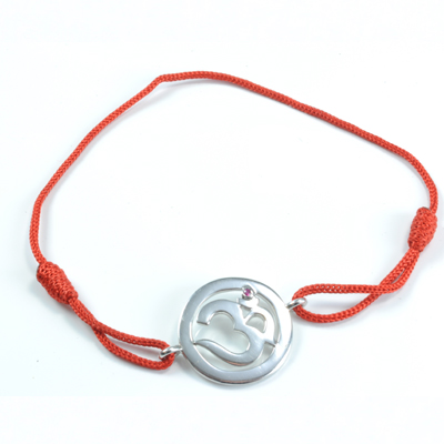 Chakra Aum Armbånd Chakra Med Rubin 18mm - Armbånd