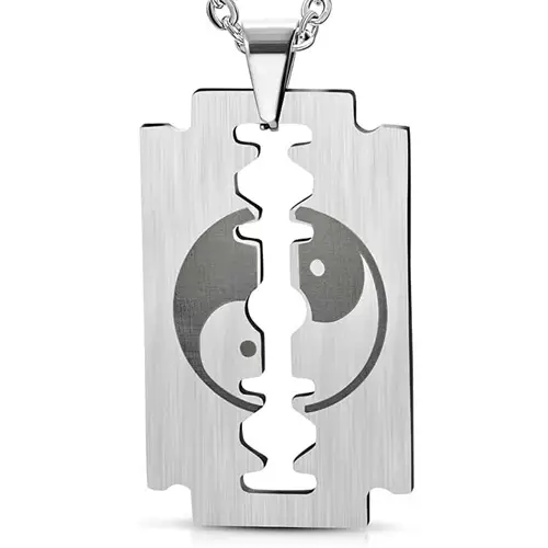 Yin Yang Halssmykke Stål - Halskæder