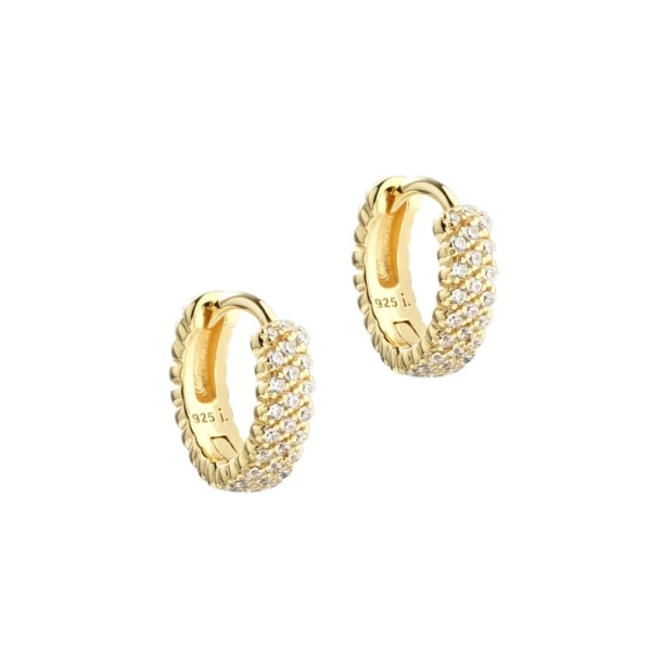 Aqua Dulce øreringe Sway Hoop 6138 - Aqua Dulce Øreringe