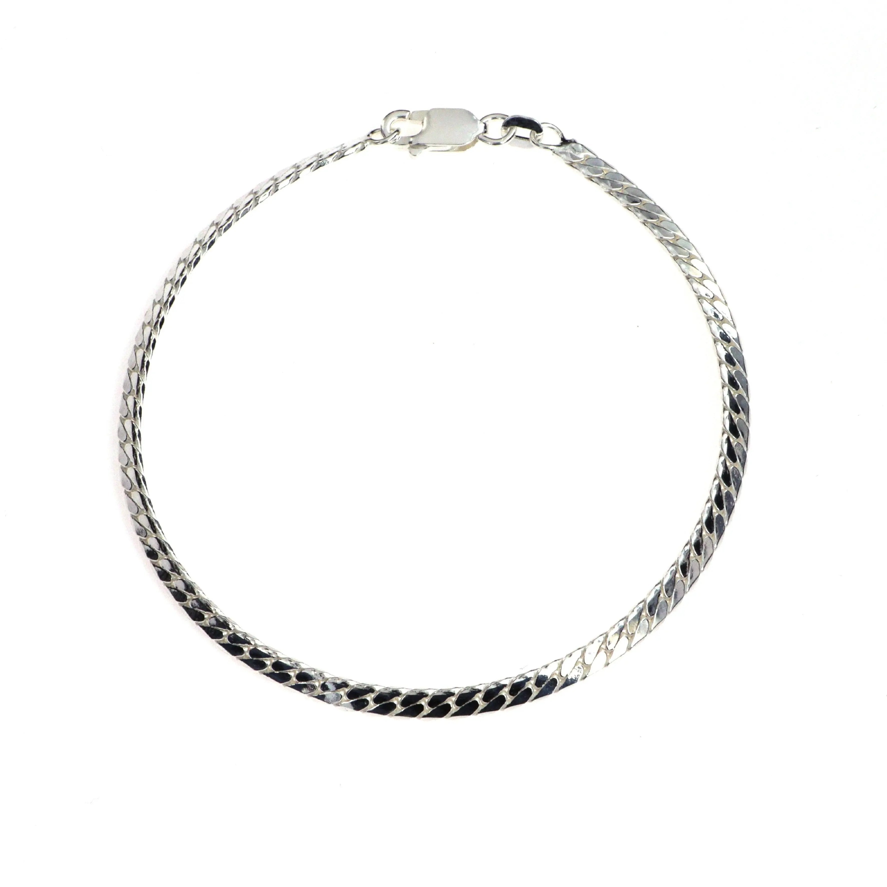Sølv Armbånd Sildebens Kæde Sterling - Spain Armbånd  - 05740034045367