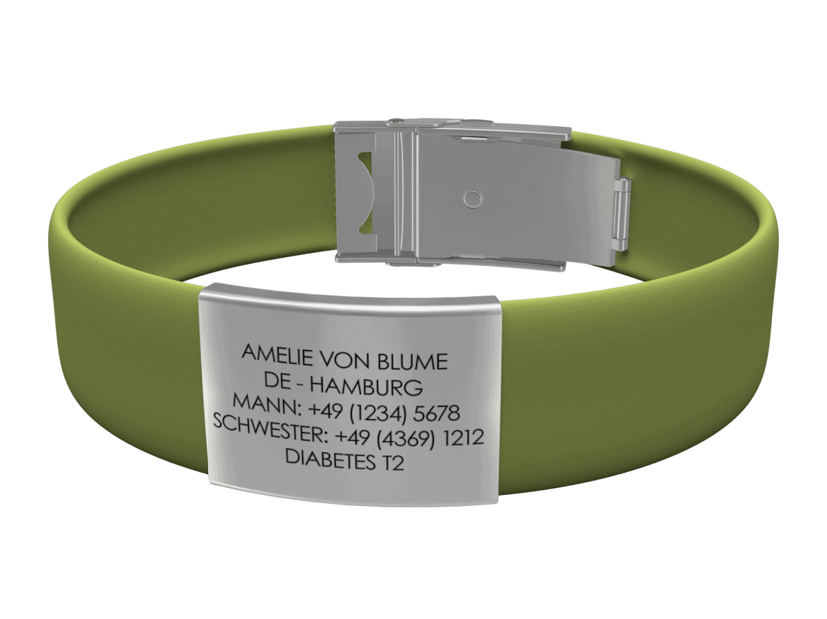 Djuva Beat Armbånd Med Gråt Skilt Amazon Betalt Via Amazon - Djuva Armbånd