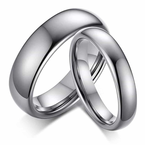 Vielse Eller Forlovelse Ring Tungsten Carbide - Fingerringe