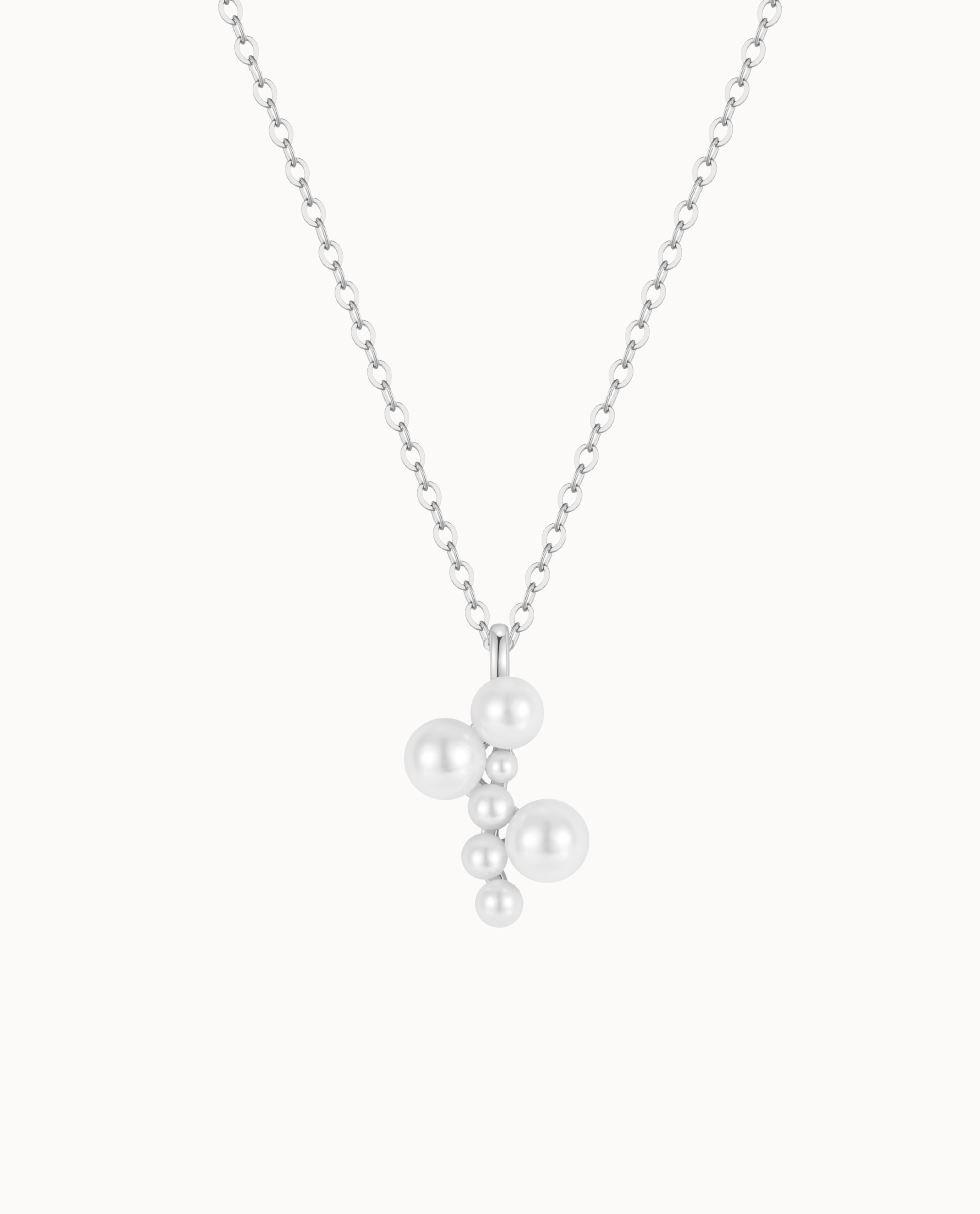 Coro Necklace Sølv - Nava Copenhagen Halskæder  - 05715461005338