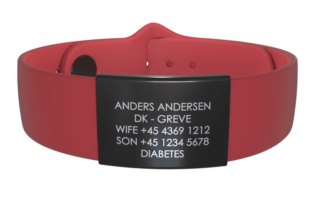 Sort Djuva Brave Komplet Armbånd Skilt - Djuva Armbånd