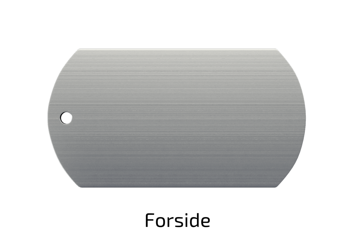 Dog Tag Stor - Djuva Armbånd