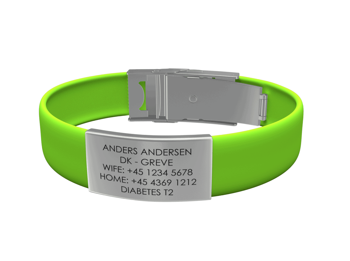 Djuva Trim Armbånd Med Gråt Skilt - Djuva Armbånd