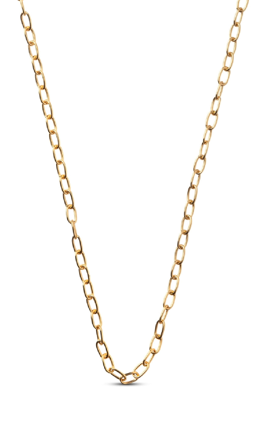 925S/GP Enamel Copenhagen Halskæde Medium Charm Gold Colour - Halskæder  - 5714274034573