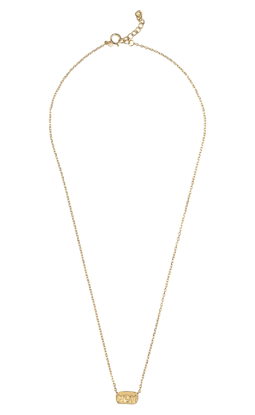925S/GP Enamel Copenhagen Halskæde Mom Gold Colour - Halskæder  - 5714274031817