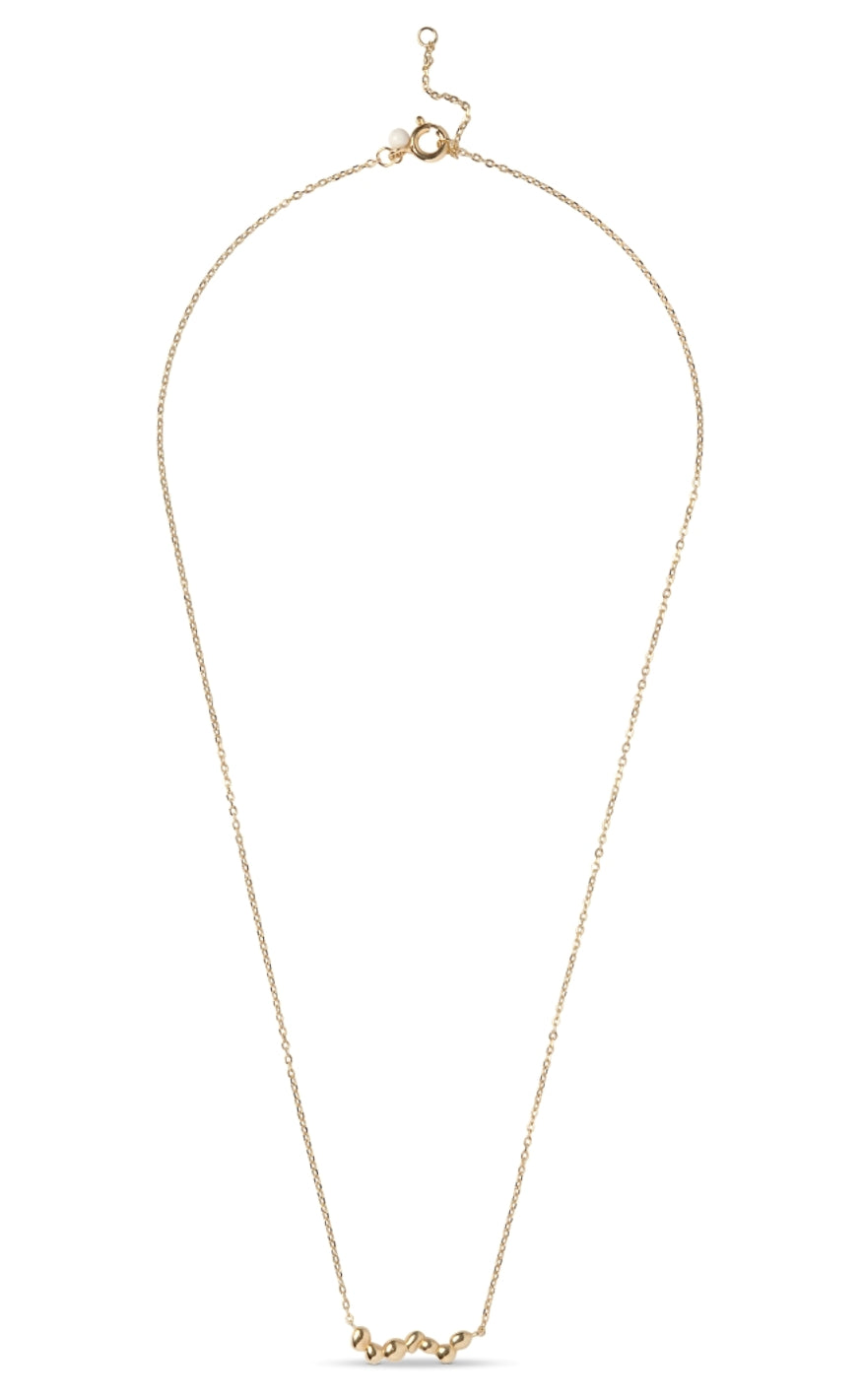 925S/GP Enamel Copenhagen Halskæde Nara Gold Colour - Halskæder  - 5714274038229