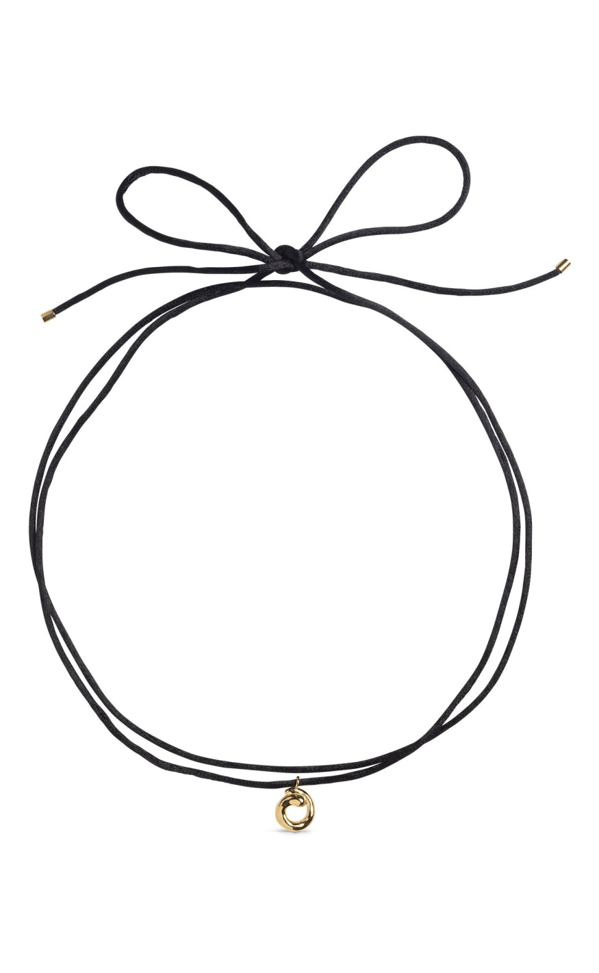 925S/GP Enamel Copenhagen Halskæde Sora Tie Silver Colour - Halskæder  - 5714274036805