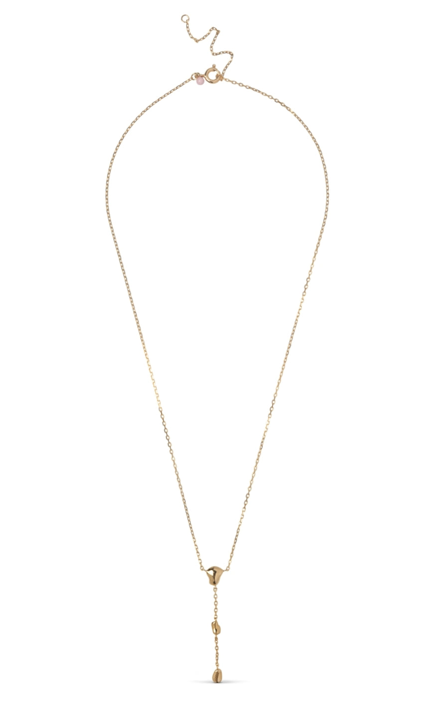 925S/GP Enamel Copenhagen Halskæde Talia Gold Colour - Halskæder  - 5714274038236