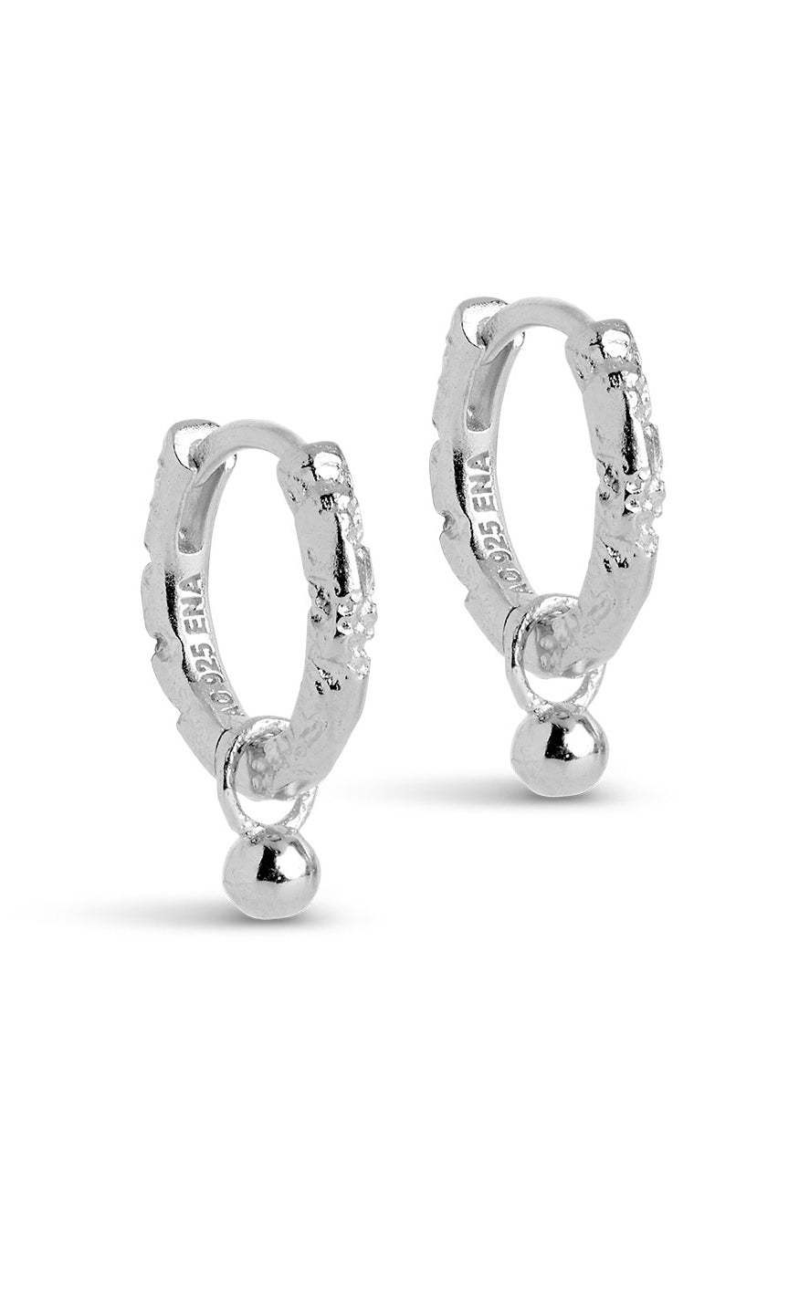 925S Enamel Copenhagen Belle Silver Colour - Øreringe  - 5714274036263