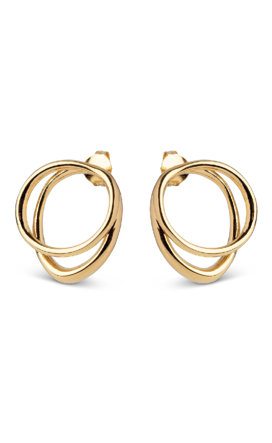 925S/GP Enamel Copenhagen Bellu Gold Colour - Øreringe  - 5714274036164