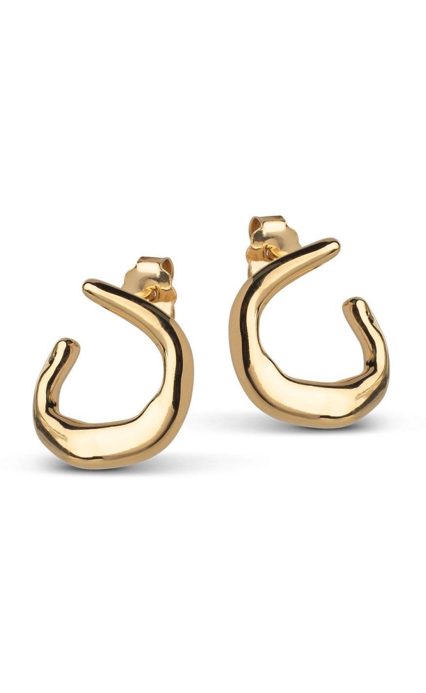 925S/GP Enamel Copenhagen Inga Gold Colour - Øreringe  - 5714274033651