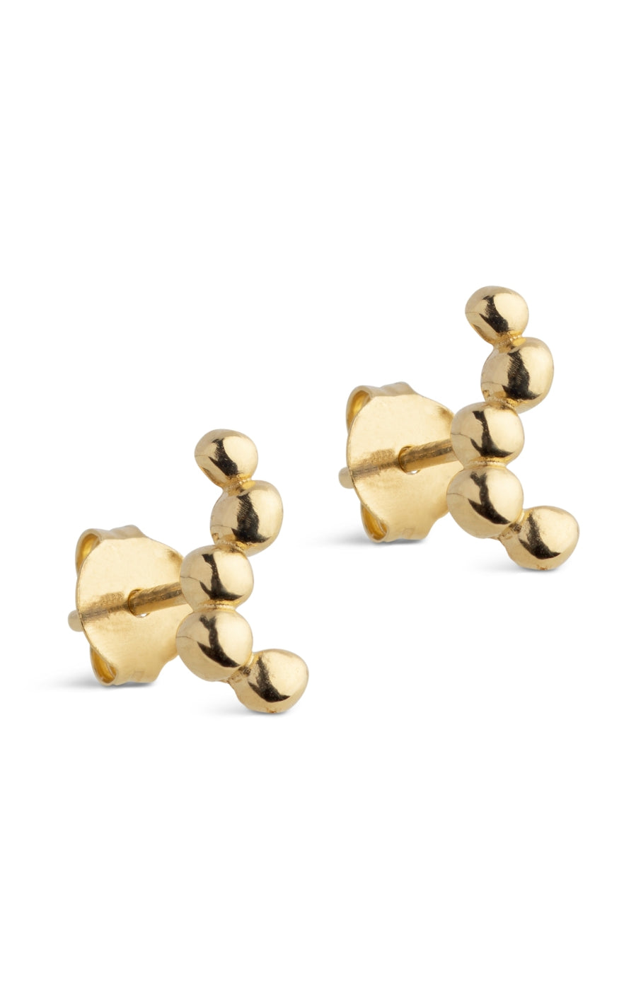 925S/GP Enamel Copenhagen Nara Long Gold Colour - Øreringe  - 5714274038090