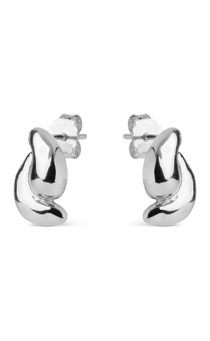 925S Enamel Copenhagen Tova Silver Colour - Øreringe  - 5714274036775