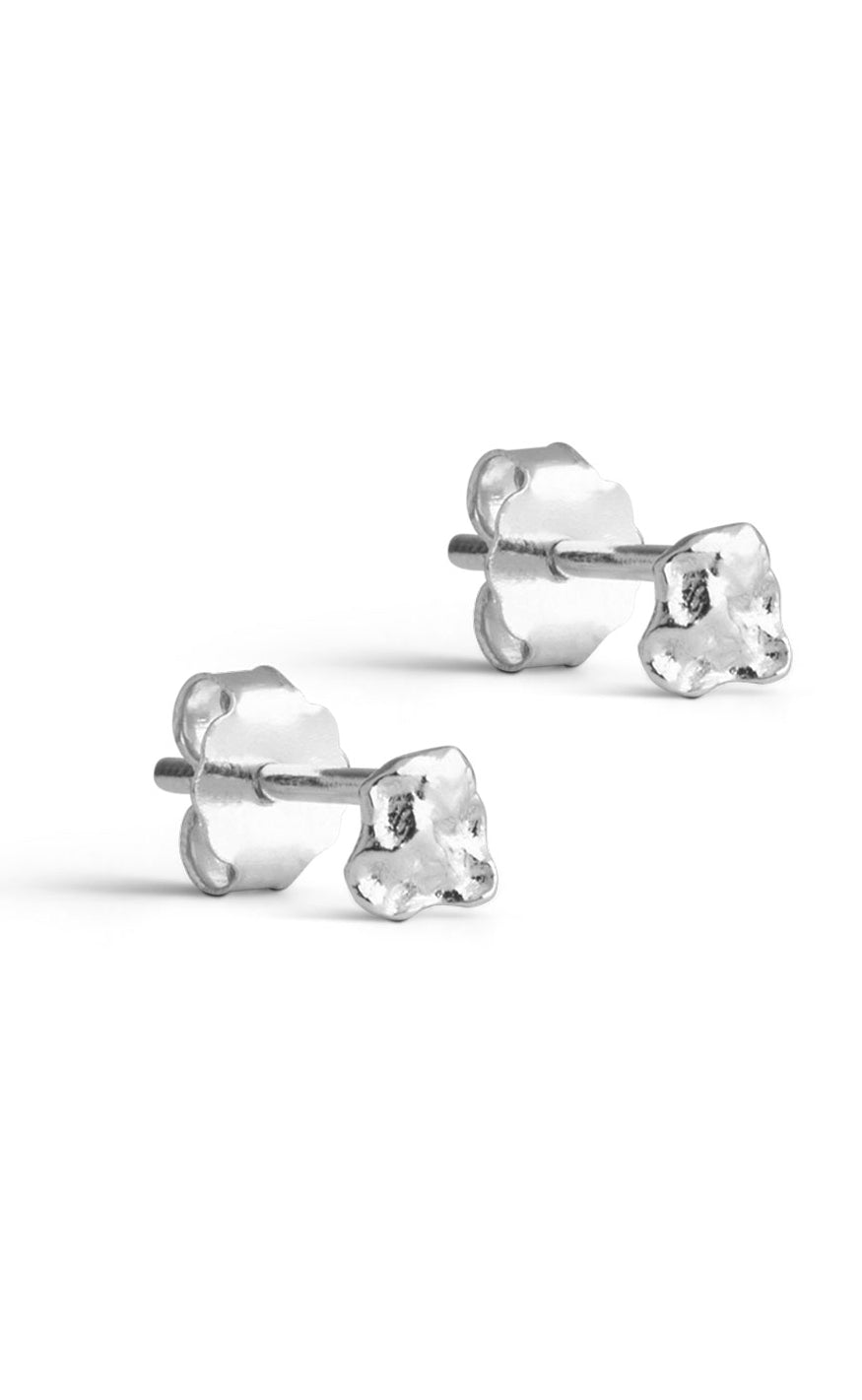 Sølv Colour Enamel Copenhagen Studs Rio Mini Silver Colour - Øreringe  - 5714274029920
