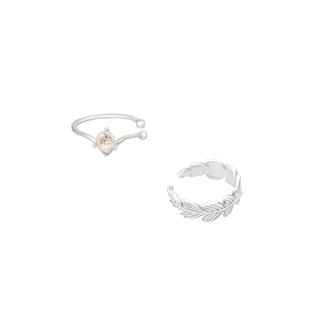 Featherromance Earcuffs Pak Sterling Sølv Spar - Øreringe