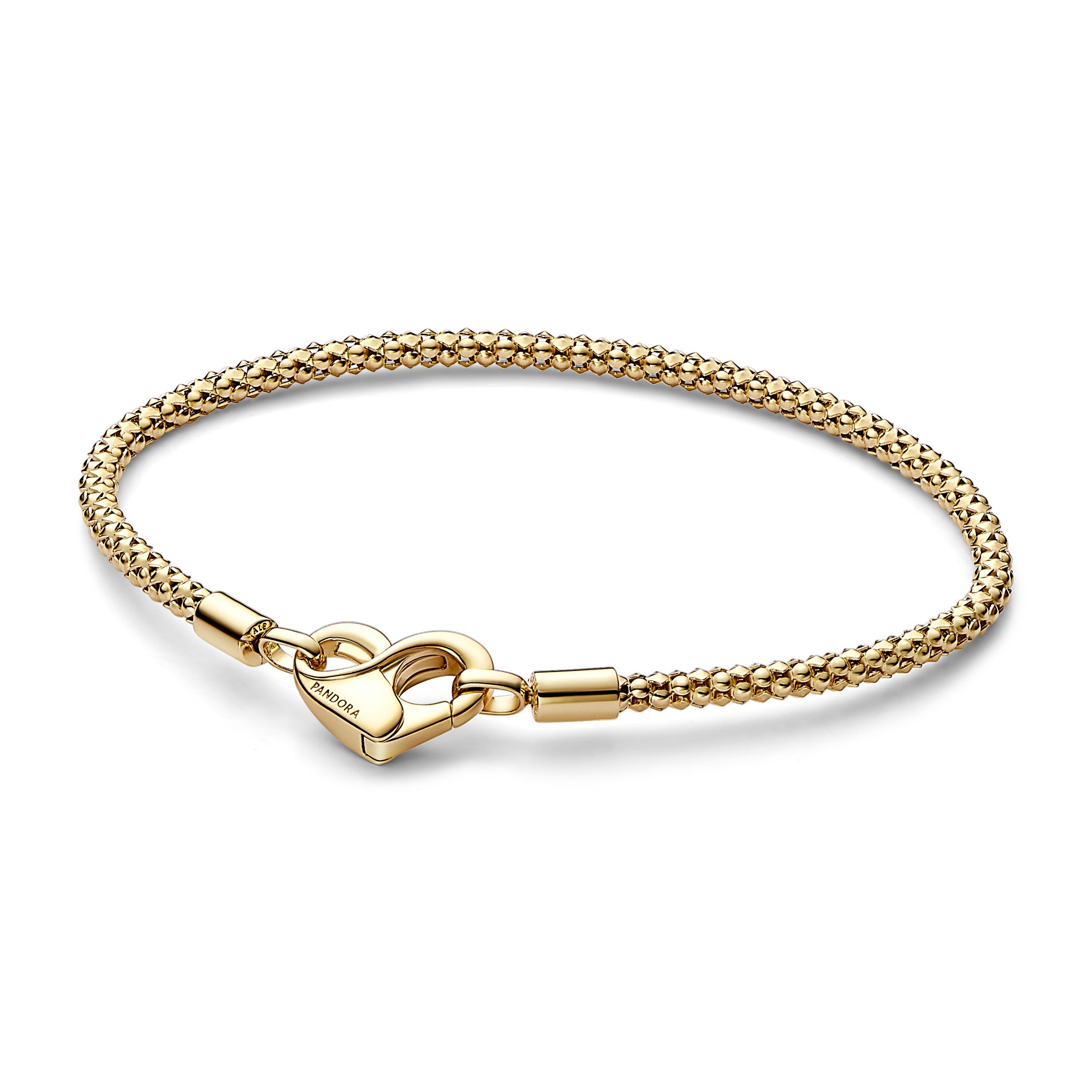 Pandora Tekstureret Kæde Armånd Med Uendelighedshjerte Lås 562731c00 - Pandora Armbånd
