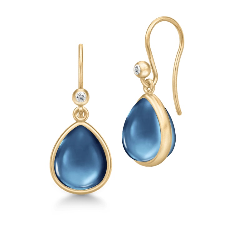 Julie Sandlau Paloma Sapphire Blue øreringe Hks631gdsacrcz - Julie Sandlau Øreringe