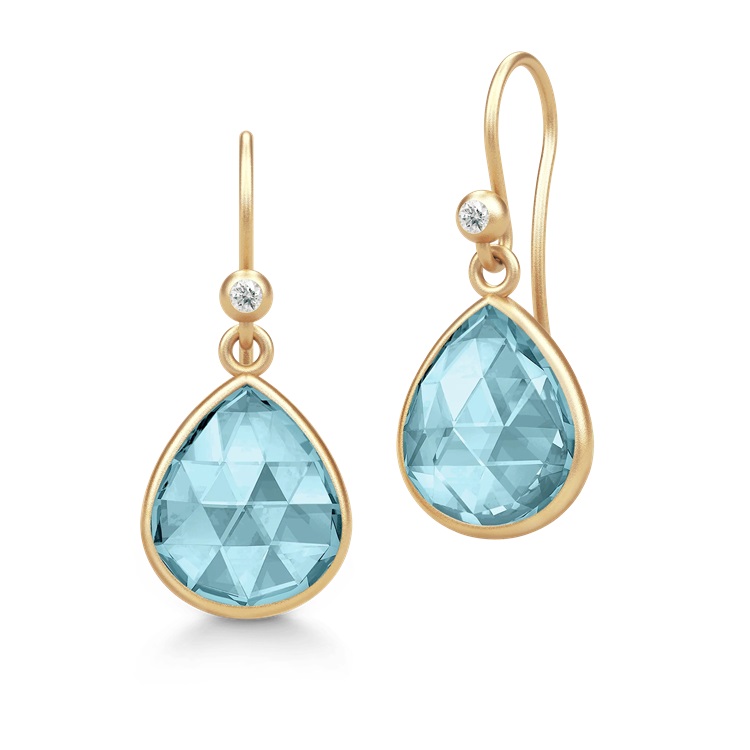Julie Sandlau Lea Aqua Blue øreringe Hks749gdaqblucrcz - Julie Sandlau Øreringe