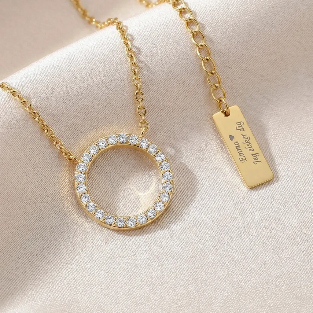 Halo Halskæde 18k Jewelries - Halskæder