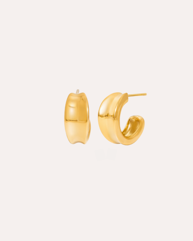 Indie Earrings Forgyldt - Khaai Studio Øreringe
