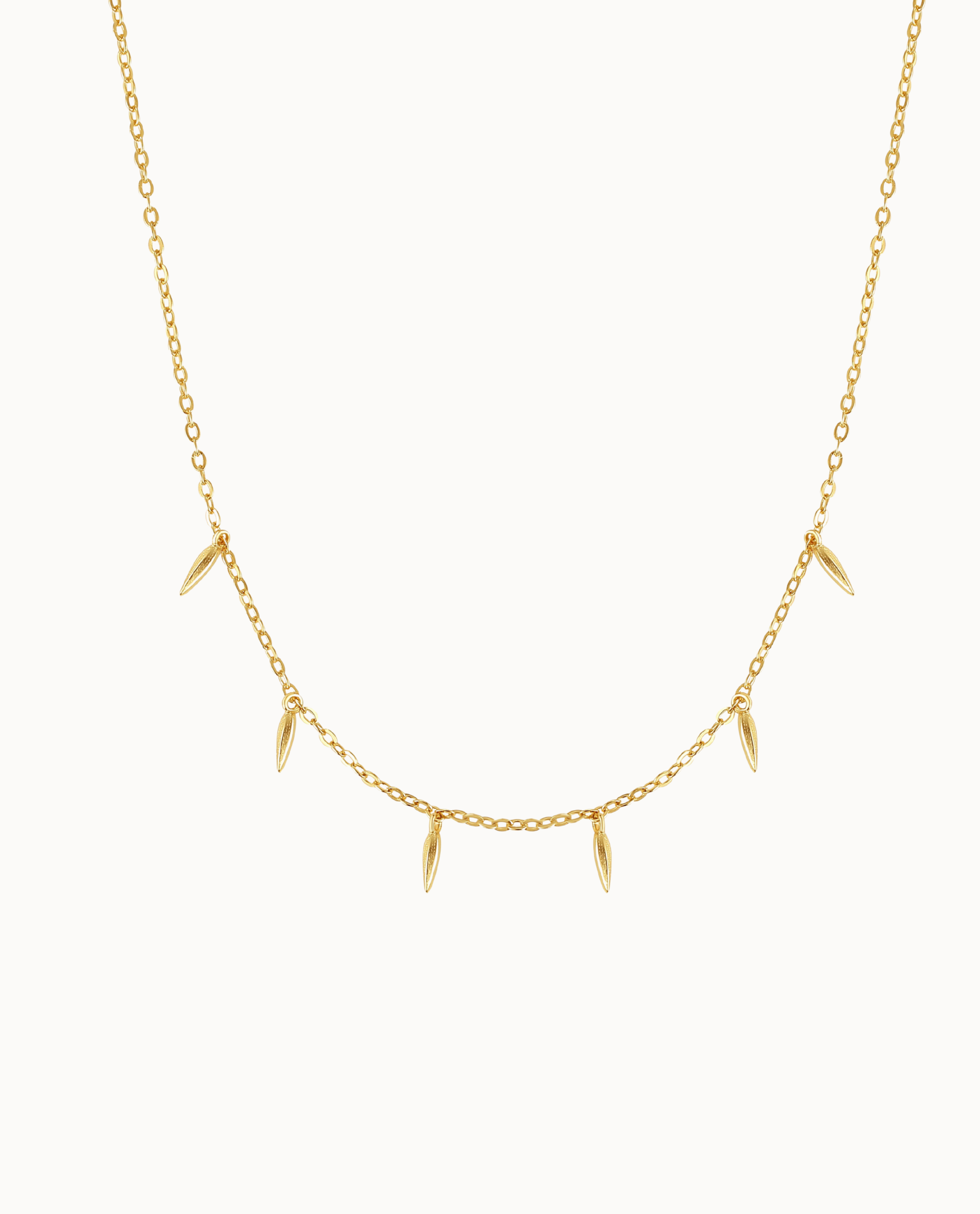 Jia Necklace Forgyldt - Nava Copenhagen Halskæder  - 05715461005994