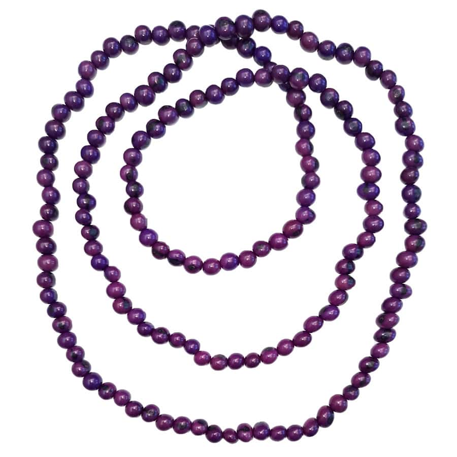 Lang Lilla Acai Perlehalskæde - Halskæder