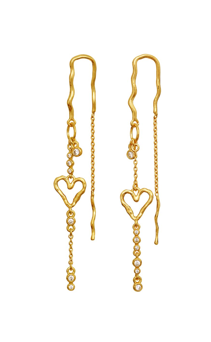 Maanesten Eliori Twinkle Gold Colour - Maanesten Øreringe  - 5715336047326