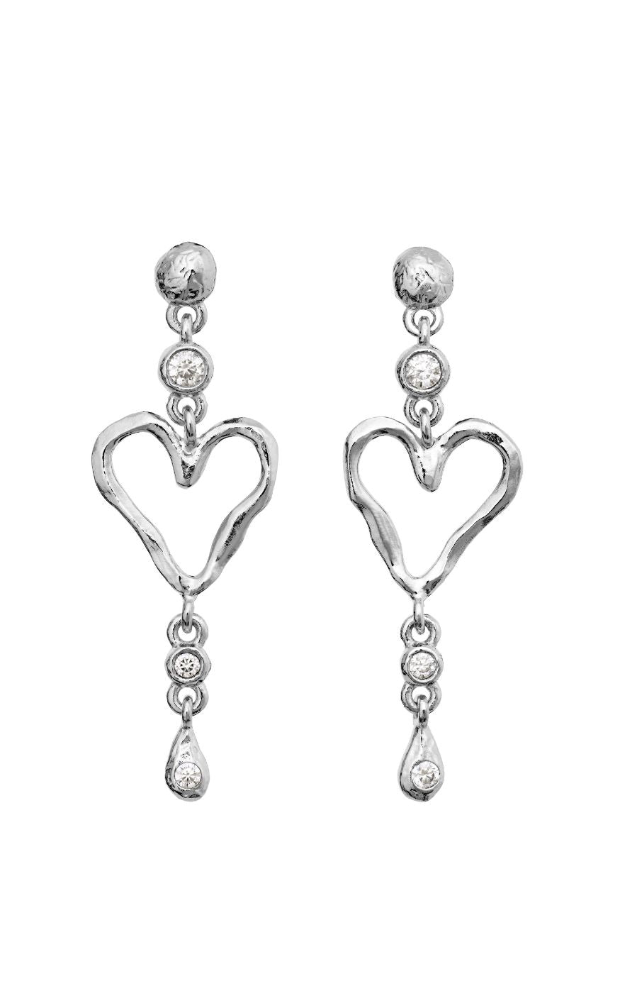 Maanesten Sabi Twinkle Silver Colour - Maanesten Øreringe  - 5715336047319