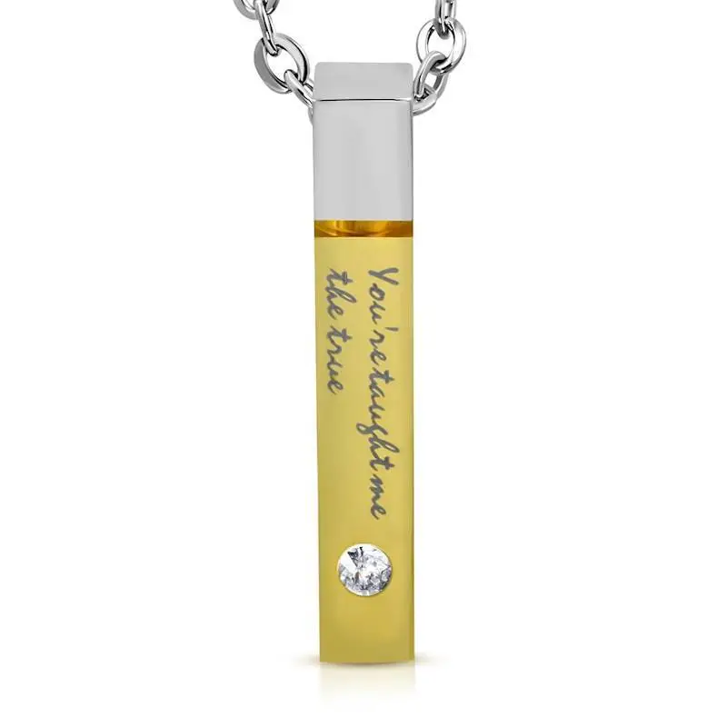 Stinger Goldplated Med Sten - Halskæder