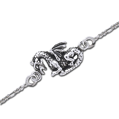 Armbånd Med Lykke Drage 17cm - Armbånd