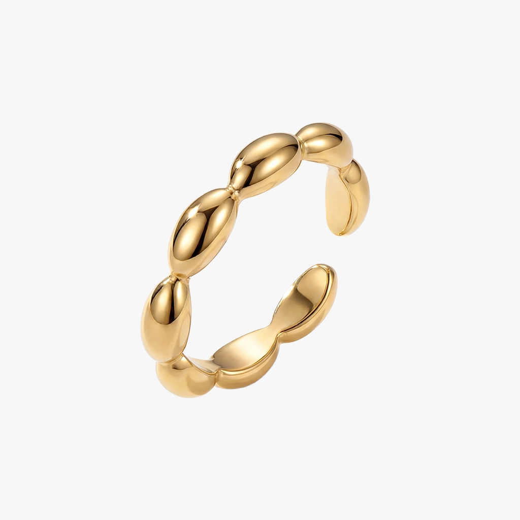 Flow Ring 18k Forgyldt Jewelries - Fingerringe