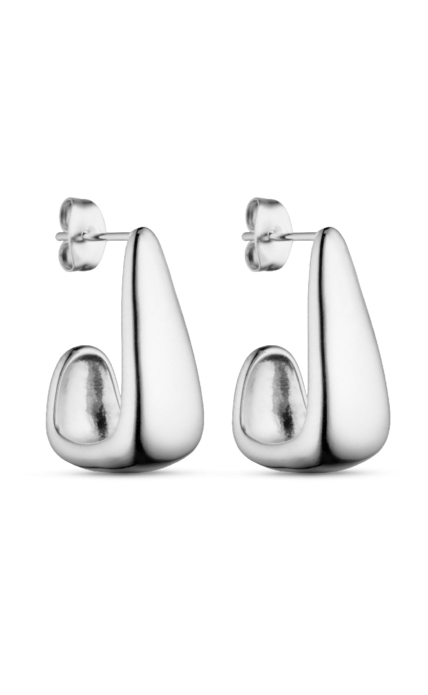 Sølv Smykkeli Copenhagen Monaco Silver Colour - Øreringe  - 99998537